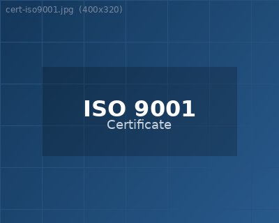 ISO 9001 Certificate